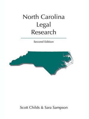 cover image of North Carolina Legal Research